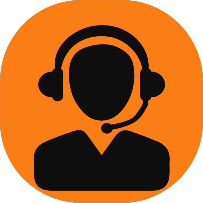 Icon with customer support
