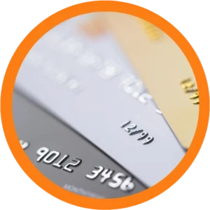 soft focus image of credit cards in a pile